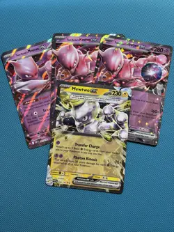 Pokemon TCG Team Rocket's Mewtwo ex SVP 216 Destined Rivals Black Star Promo (4) - Image 1