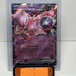 Team Rocket’s Mewtwo ex SVP 216 Destined Rivals Black Star Promo Pokemon TCG - Image 1