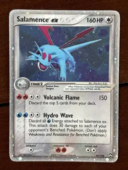 Pokemon Power Keepers Salamence Ex 96/108 Holo Rare HP - Image 1