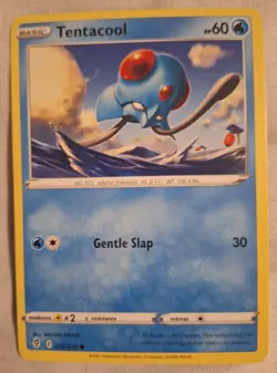 Pokemon Cards: Tentacool 26/203 Common Regular S&S: Evolving Skies - Pokemon TCG - Image 1