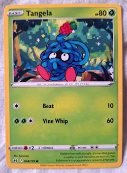 Pokemon Cards: Tangela 4/159 | Common Regular | S&S: Crown Zenith - Pokemon TCG - Image 1