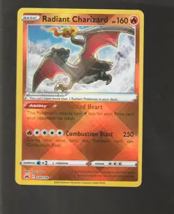 POKEMON RADIANT CHARIZARD CROWN ZENITH 020/159 ULTRA RARE - Image 1