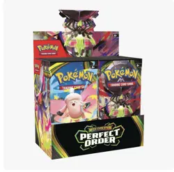🦄 Pokemon TCG Mega Evolution Perfect Order Booster Display Box PRESALE - Image 1
