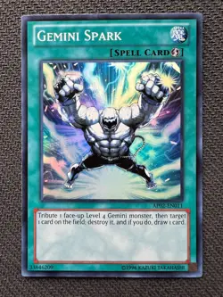 Yugioh Gemini Spark Unlimited Edition Super Rare AP02-EN011 NM - Image 1