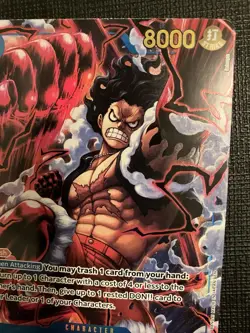 Monkey.D.Luffy Alternate Art OP11-118 A Fist of Divine Speed Foil NM English - Image 3