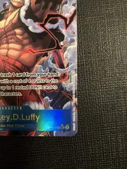 Monkey.D.Luffy Alternate Art OP11-118 A Fist of Divine Speed Foil NM English - Image 4