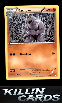 Machoke 45/111 Pokemon Uncommon XY - Furious Fists Card NM - Image 1