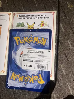 IN HAND - Pokemon x Natural History Museum Pikachu Jumbo Promo Card Brand New - Image 2