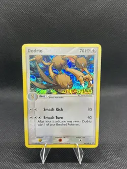 Pokemon TCg-Dodrio 26/106 2005 EX Emerald Pokemon Card Reverse Holo Stamped - NM - Image 1