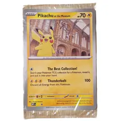 Pikachu at the Museum Jumbo Promo Card - Natural History Museum 2026 - SEALED - Image 1