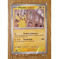 Pikachu at the Museum Jumbo Promo Card - Natural History Museum 2026 - SEALED - Image 4