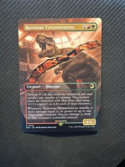Ravenous Tyrannosaurus (Borderless) Universes Beyond: Jurassic World MTG - Image 1