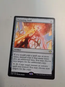 MTG: Twinning Staff (LP): Commander 2020 - Image 1