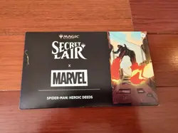 MTG Secret Lair Marvel's Spider-Man: Heroic Deeds - Non Foil - New/Sealed - Image 1
