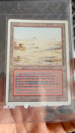 MTG Badlands (Revised) Magic The Gathering Badlands LP - Image 2