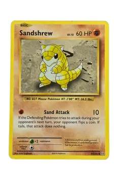 New: 2016 Pokemon TCG Sandshrew XY Evolutions 54 Regular Common - Image 1
