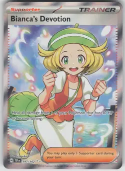 Pokemon TCG Bianca's Devotion Ultra Rare SV05: Temporal Forces 197/162 - Image 1
