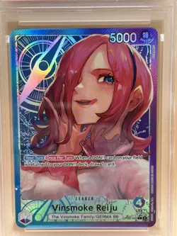 One Piece Wings Of The Captain Vinsmoke Reiju OP06-042 Leader Alt Art PSA 10 ENG - Image 3