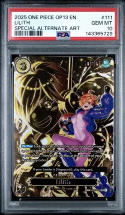 One Piece Lilith SP Alternative Art Card OP07-111 Carrying On His Will - Image 1