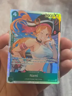 One Piece The Azure Sea's Seven Nami OP14-031 Super Rare NM - Image 2