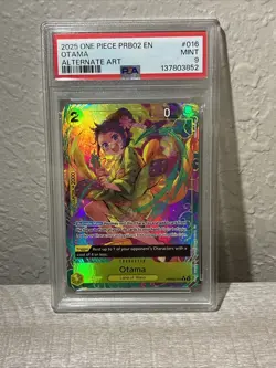 2025 One Piece - Otama - Alt Art - PRB02-016 English - The Best Vol. 2 🔥(PSA 9) - Image 1