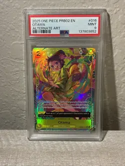 2025 One Piece - Otama - Alt Art - PRB02-016 English - The Best Vol. 2 🔥(PSA 9) - Image 3