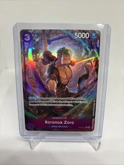 One Piece Roronoa Zoro (Alt Art) OP09-076 R (The Best Vol. 2 PRB-02 English) - Image 1