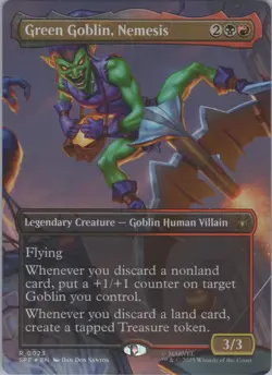 MTG Foil Green Goblin, Nemesis (Borderless) R Marvel's Spider-Man: Eternal 23 NM - Image 1