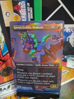 Green Goblin, Nemesis R0023 - Rare - MTG Marvel Spider-Man - NM - Image 1