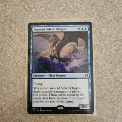 Ancient Silver Dragon MYTHIC Commander Legends Battle for Baldur's Gate LP/NM - Image 1