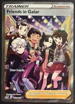 Friends in Galar TG23/TG30 - Pokemon TCG Silver Tempest Trainer Gallery- NM Card - Image 1