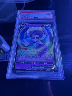 Pokemon TCG Indeedee v Shining Fates Holo Ultra Rare Card 039/072 - Image 1