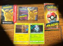 Pokemon Detective Pikachu Movie 2-Card Booster w/ SM190 PROMO Holo & Morelull - Image 1