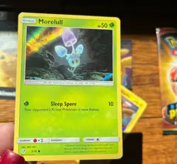 Pokemon Detective Pikachu Movie 2-Card Booster w/ SM190 PROMO Holo & Morelull - Image 2