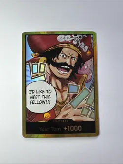DON!! Card (Gol.D.Roger) (Gold) Carrying On His Will Foil - Image 1