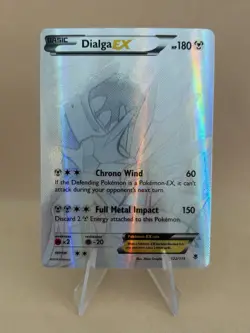 NM Dialga EX 122 Secret Rare 122/119 XY Phantom Forces Pokemon Card - NM - Image 1