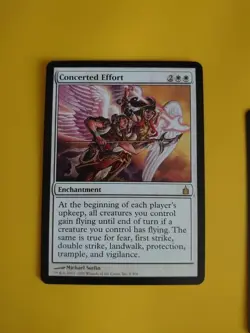 Concerted Effort. Ravnica Enchantment Magic the Gathering Card. Rare - Image 1