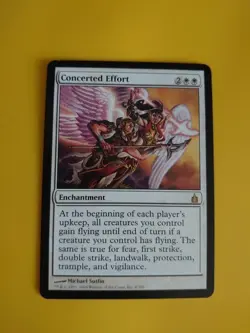 Concerted Effort. Ravnica Enchantment Magic the Gathering Card. Rare - Image 2