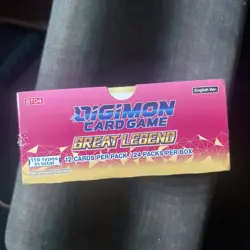 Digimon Great Legend BT04 Sealed Booster Box of 24 Trading Card Game - Image 2