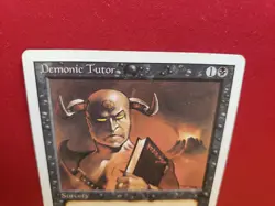 Demonic Tutor Revised #105 MtG - Image 3