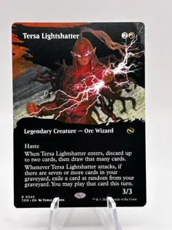 Tersa Lightshatter 0345 Borderless Tarkir: Dragonstorm TDM MTG NM - Image 1
