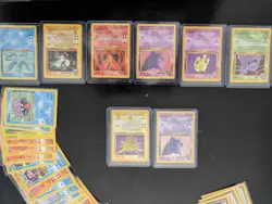 Pokemon Fossil Vintage Lot (1999) - Gengar & Zapdos Holos + Articuno/Moltres - Image 2