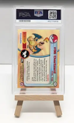 1999 Topps Pokemon T.V. Charizard #6, Non Holo - PSA 10 - Image 2