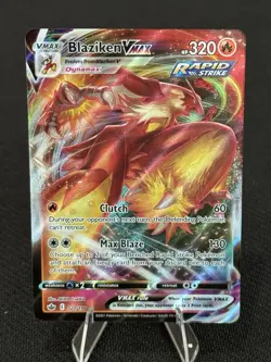 Blaziken VMAX 021/198 Holo Chilling Reign Pokemon Card NM Pack Fresh - Image 1