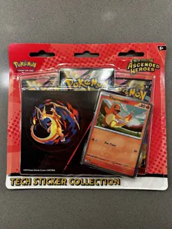 Pokemon Mega Evolution S2.5 Ascended Heroes Tech Sticker - Charmander - Image 1