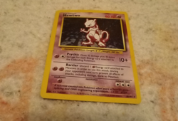 Vintage 1999 Pokemon Mewtwo Card 10/102 Base Set Holo Rare - Image 1