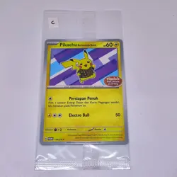 2023 Pokemon Indonesia IDN Promo PIKACHU Batik 154/SV-P Journey Stamp SEALED (c) - Image 1