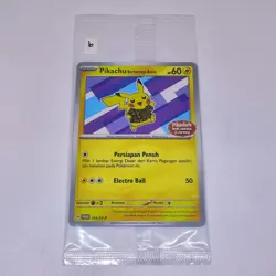 2023 Pokemon Indonesia IDN Promo PIKACHU Batik 154/SV-P Journey Stamp SEALED (b) - Image 1