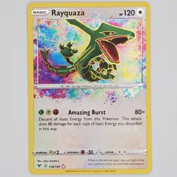 Rayquaza 138/185 Pokemon TCG Amazing Rare SWSH04: Vivid Voltage LP - Image 1