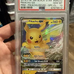 Pokemon Pikachu Gx SM232 Gem Mint PSA 10 - Image 1